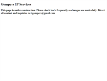 Tablet Screenshot of gompersiplaw.com